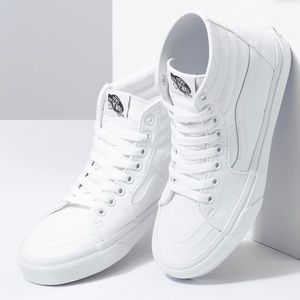 white high top vans